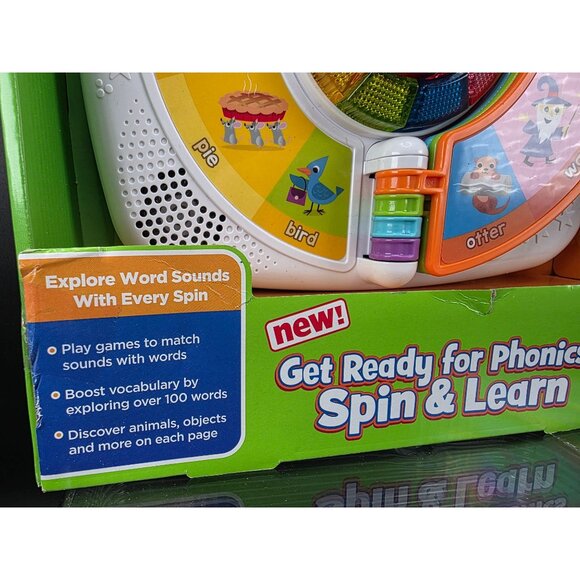 LeapFrog Get Ready for Phonics Spin and Learn Educational Toy Vocabulary Skills - Picture 2 of 8